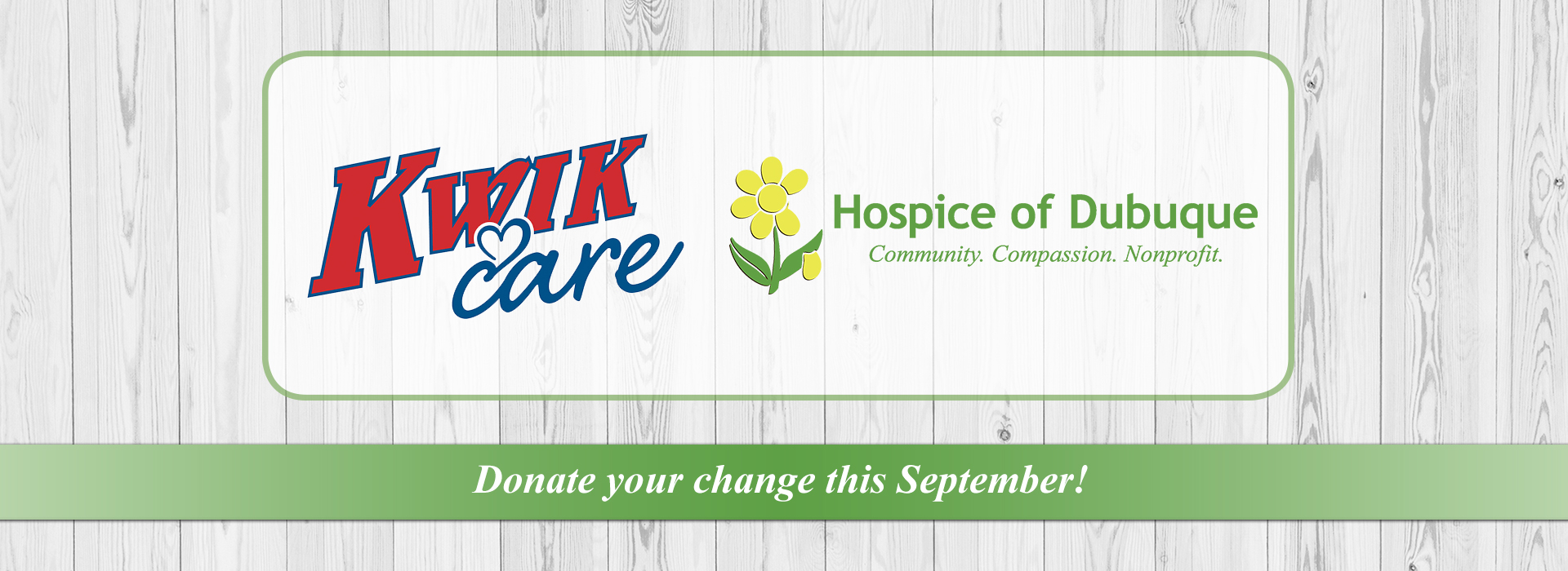 Kwik Stop Canisters for Hospice of Dubuque